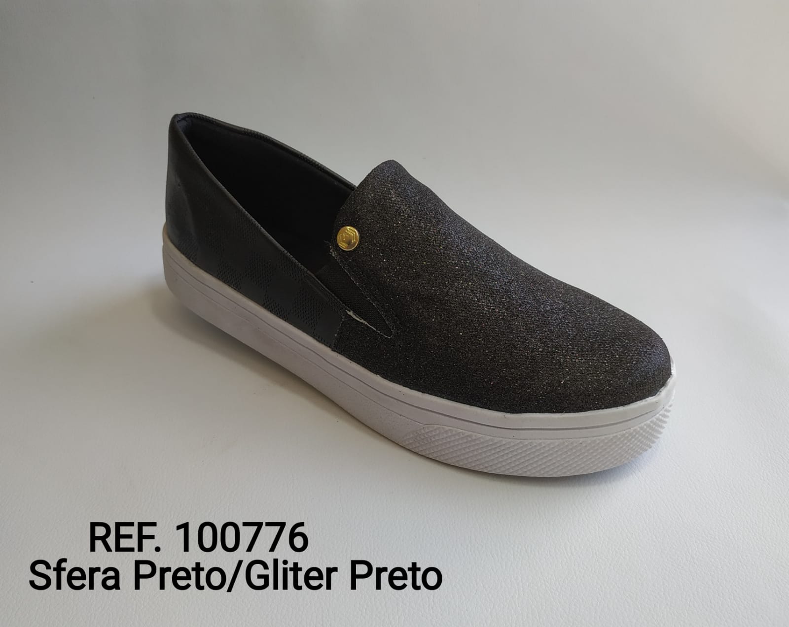 Ref. 100776 Sfera Preto Gliter Preto